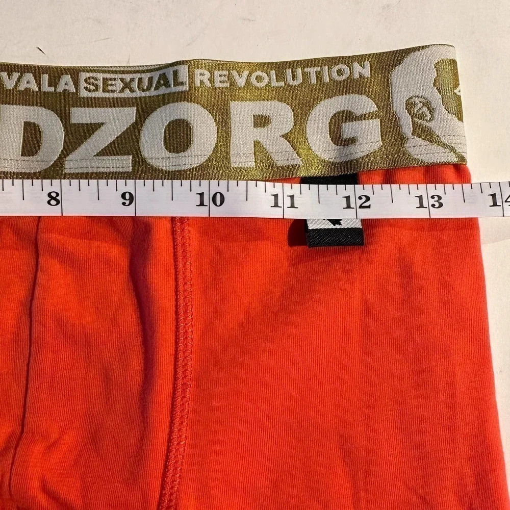 Nwt Undz JFK & Castro Orange Boxer Briefs Small